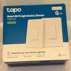 TP-Link Tapo Smart Wi-Fi Light Dimmer Switch with Matter (1 Pack)